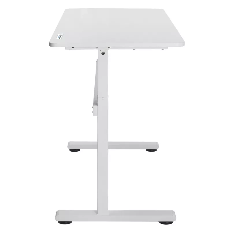Stalas su rankiniu aukščio reguliavimu Ergo Office ER-401 W, maks. 40 kg, maks. aukštis 117 cm, su stalviršiu darbui stovint ir sėdint