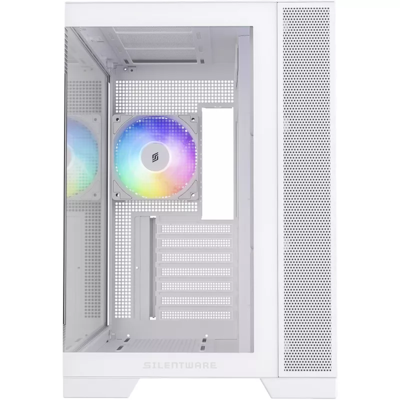 Korpusas Silentware View A-RGB White VIEWWHITE – mid-tower su A-RGB apšvietimu, baltas