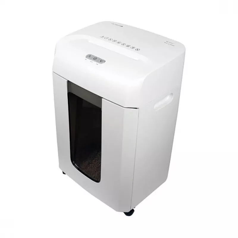 Popieriaus smulkintuvas Olympia MC 615.2 — mikro pjūvis P-5, 22 cm padavimas, 15 lapų talpa, 65 dB, baltas