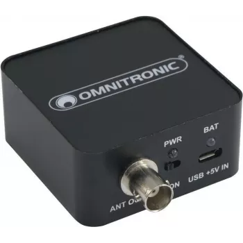 Antenos stiprintuvas Omnitronic AAB-10 – aktyvus, maitinamas baterijomis, išankstinis stiprintuvas