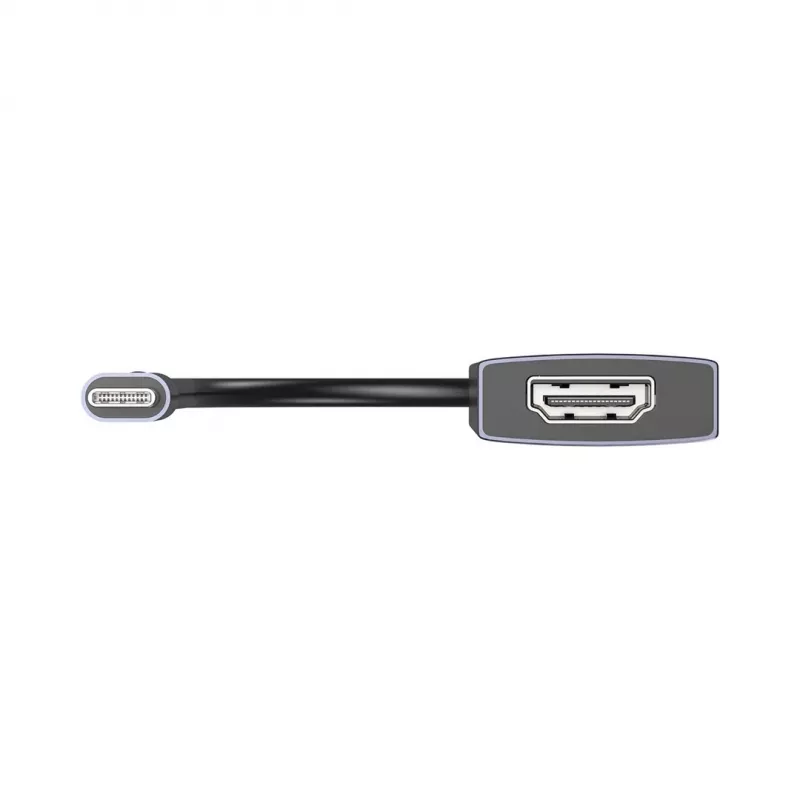 USB-C stotelė Unitek H1124AGY01 su 100W PD, HDMI 2.0, 2x USB-A, 2x USB-C, SD/microSD skaitytuvu – aliuminis