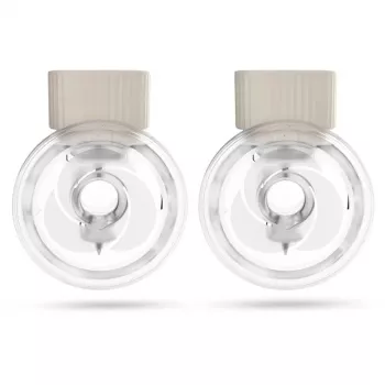 Elektrinis pientraukis neno VENTO TWIN belaidis, įkraunamas, dvigubas/dualus režimas, LCD, 150 ml buteliukai, smėlio spalvos