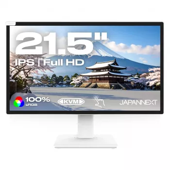 Japannext JN-IPS2152FHDR-T Monitorius Baltas 21.5 colio IPS Full HD