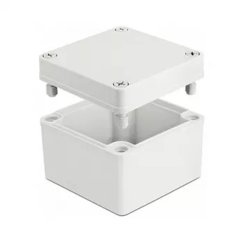 DeLOCK montažinis korpusas IP65 vandeniui atsparus 100 x 100 x 75 mm pilkas