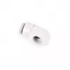Alphacool 17619 Sukamasis L formos G1/4 jungtis (AG į IG), balta