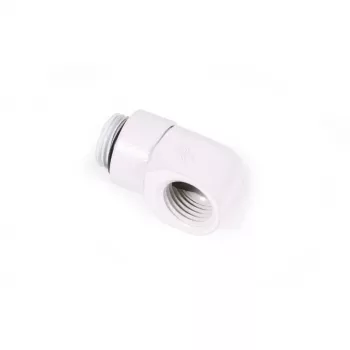 Alphacool 17619 Sukamasis L formos G1/4 jungtis (AG į IG), balta
