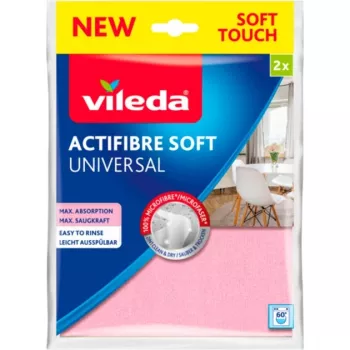 Vileda ACTIFIBRE Soft Universali minkšta šluostė 2 vnt.