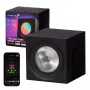 Protingas stalinis šviestuvas Yeelight Cube – daugiaspalvis, Wi‑Fi/Bluetooth, 2,4 GHz, Bluetooth 5.0, AC 100–240 V, 1,5 m laidas, juodas