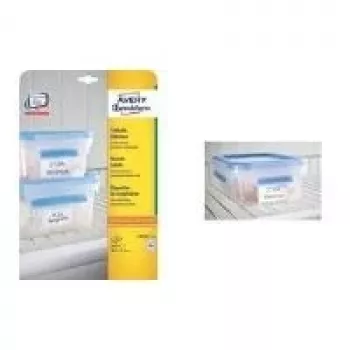 Avery Zweckform L7970-25 etiketės popieriui, nuolatiniai klijai, baltos, 63,5 x 33,9 mm, 600 vnt. (25 lapų x 24), šaldymo etiketės