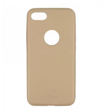 Dėklas Tellur Slim Synthetic Leather Case, skirtas iPhone 8, auksinis