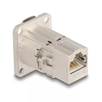 DeLOCK 67062 D tipo RJ45 Cat.6a STP įmontuojama jungtis, metalinė