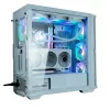 Korpusas Zalman Z10 DUO ATX baltas su ZM-IF120 x4 ARGB ventiliatoriais