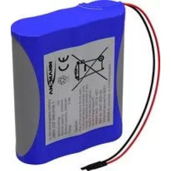 Ansmann 1S3P baterijų blokas 3x 18650 Laidas Li-Ion 3.6 V 10500 mAh (2447-3034-20)