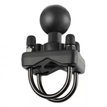 RAM Mounts Dvigubas U-Bolt rutulinis pagrindas 1,25–1,5 colio bėgiams