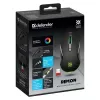 Belaidė žaidimų pelė DEFENDER Demon GM-534 RF, ambidekstrinė, 3200 DPI, 5 mygtukai, 2.4 GHz USB-A nano imtuvas