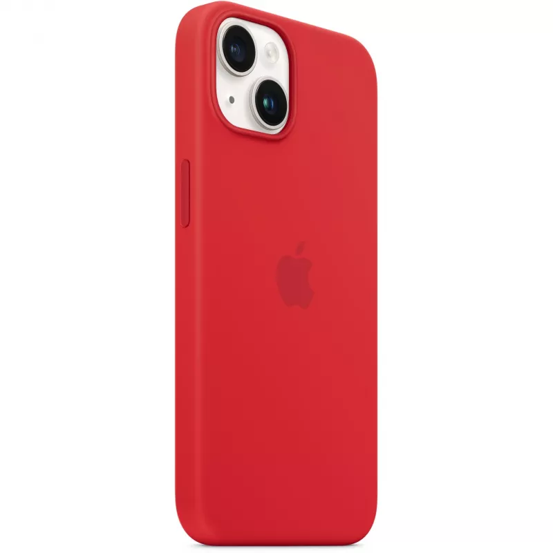 Apple iPhone 14 Silikoninis dėklas su MagSafe, (PRODUCT)RED