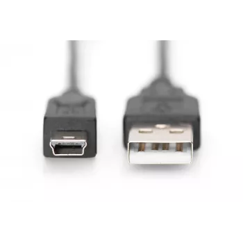 Jungiamasis laidas USB A / miniUSB B M/M 1 m juodas
