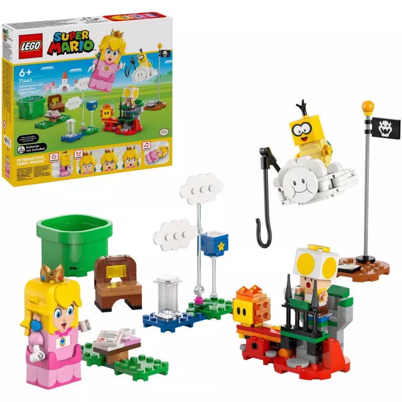 Konstruktorius LEGO 71441 Super Mario interaktyvi LEGO Peach figūrėlė, suderinama su LEGO sistema