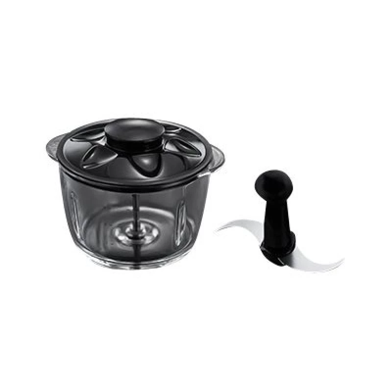 Elektroninis smulkintuvas Russell Hobbs 24660-56 — 1 L stiklinis dubuo, 200 W, raudonas