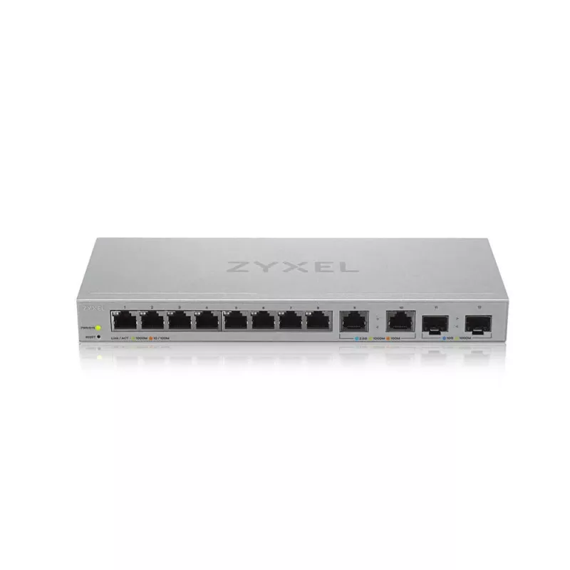 Zyxel XGS1210-12-ZZ0102F valdomas tinklo jungiklis Gigabit Ethernet (10/100/1000) pilka