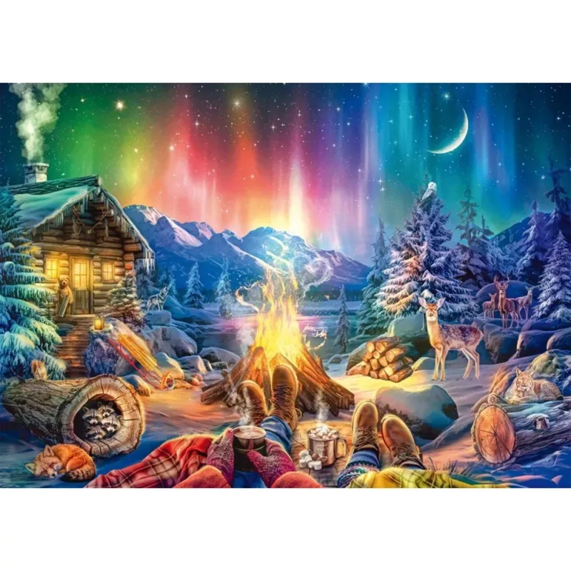 Lagerfeuerromantik unterm Sternenhimmel, 1000 dalių dėlionė