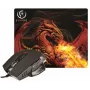 Rebeltec Red Dragon - optinė pelė - 6 mygtukai - laidinė - USB