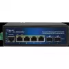 Pramoninis PoE jungiklis ALLNET ALL-SGI8106PMJ-BT – 6 prievadų (4 PoE+), tvirtas metalinis korpusas