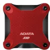 Išorinis SSD ADATA SD620 1 TB, nešiojamas USB 3.2 Gen 2 (Micro-USB B), skaitymas 520 MB/s, rašymas 460 MB/s, atsparus smūgiams, raudonas