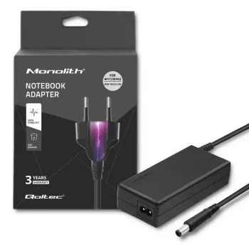 Maitinimo adapteris nešiojamam kompiuteriui Qoltec HP Compaq 90W 18,5V 4,9A 7,4x5,0 + kaištis 50084