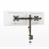 Dvigubo monitoriaus laikiklis MONTIS Dual Monitor Mount Everest MT015, 13–27 colių, 2 rankos, max 16 kg, VESA 75x75–100x100, juodas