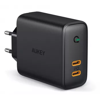 AUKEY PA-D2 mobiliojo įrenginio kroviklis 36W Juodas
