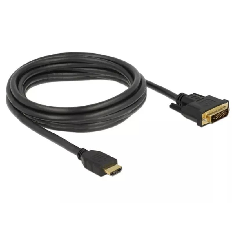 Vaizdo kabelio adapteris DeLOCK 85655 3m HDMI A tipas DVI juodas