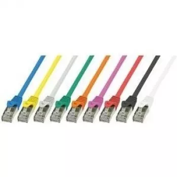 Tinklo kabelis LogiLink 10m RJ-45 Cat6 F/UTP pilkas