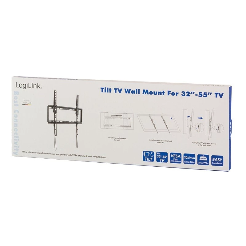 LogiLink BP0010 TV laikiklis/stovas 139,7 cm (55 col.) juodas
