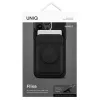 Magnetinė kortelių piniginė UniQ Flixa su MagSafe, juoda (jet black)