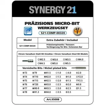 Belaidis elektrinis atsuktuvas Synergy21 S21_LiION 3.6V kompaktiškas įkraunamas