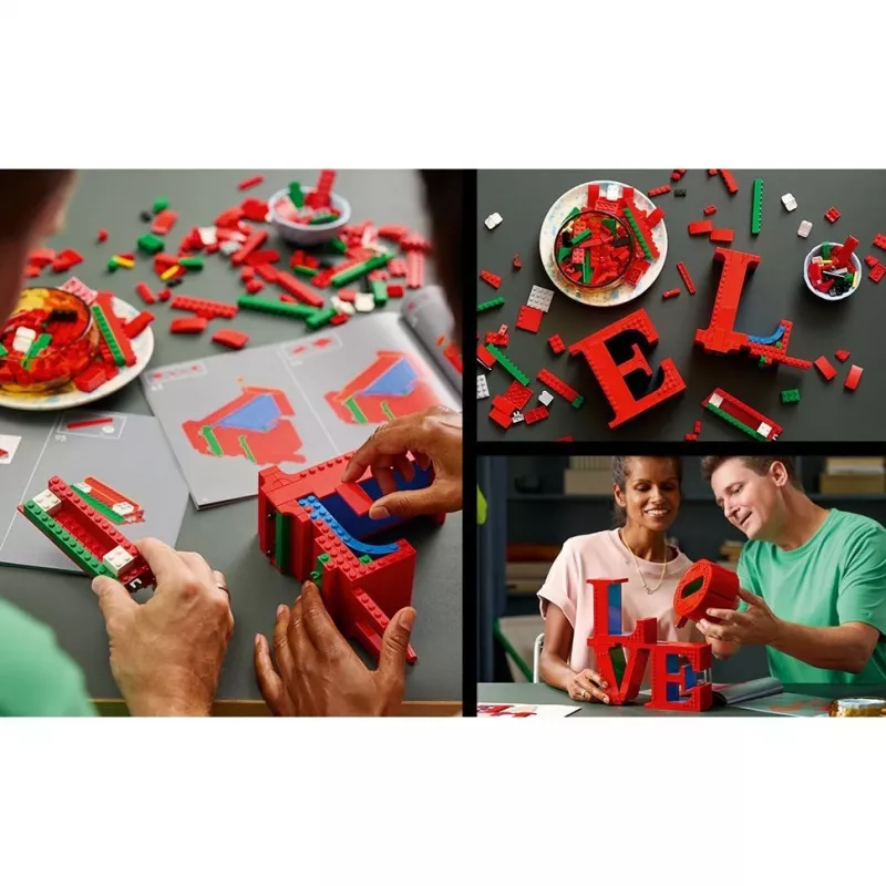 LEGO ART 31214 LOVE – Statomas pop meno modelis