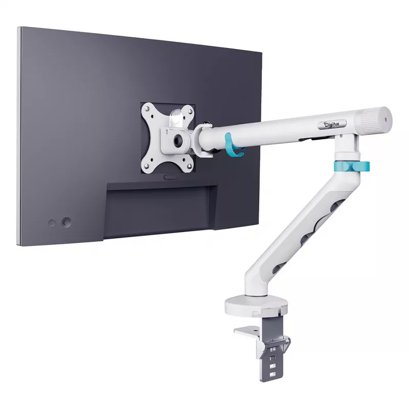 MONITORIAUS LAIKIKLIS DIGITUS Single, iki 35 colių ekranams, spaustuvinis, 10 kg, VESA 75x75–100x100, pakreipimas -45–90°