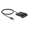Smarčio kortelių skaitytuvas DeLOCK 91724 USB Type-A juodas