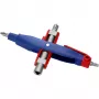 Raktas valdymo ir skirstomųjų spintų spynoms Knipex 00 11 07