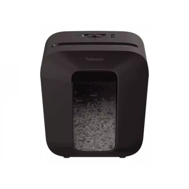 Fellowes Powershred LX70 kryžminio pjovimo popieriaus smulkintuvas, juodas, 18 l