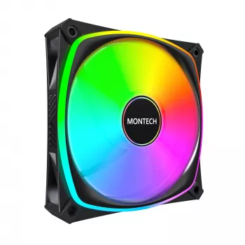 MONTECH RX120 PRO Black 120mm ARGB 3 vnt. rinkinys
