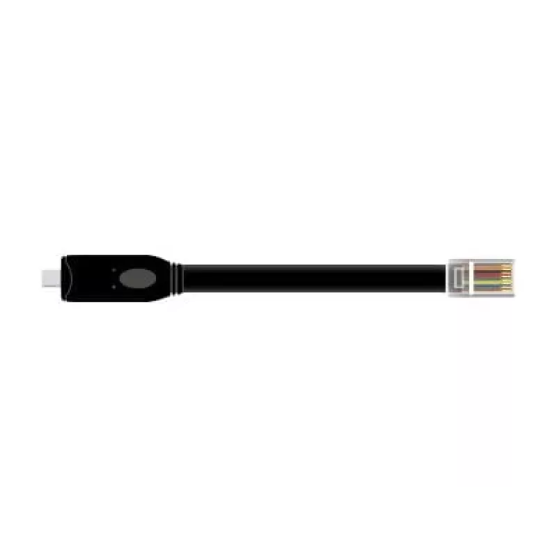 DeLock 63912 USB-C į RS-232 nuoseklusis adapteris, 1x RS-232, juodas