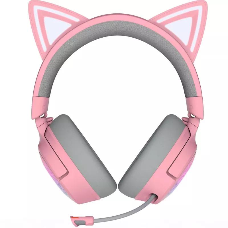 Ausinės Razer Kraken Kitty V3 Pro - Quartz