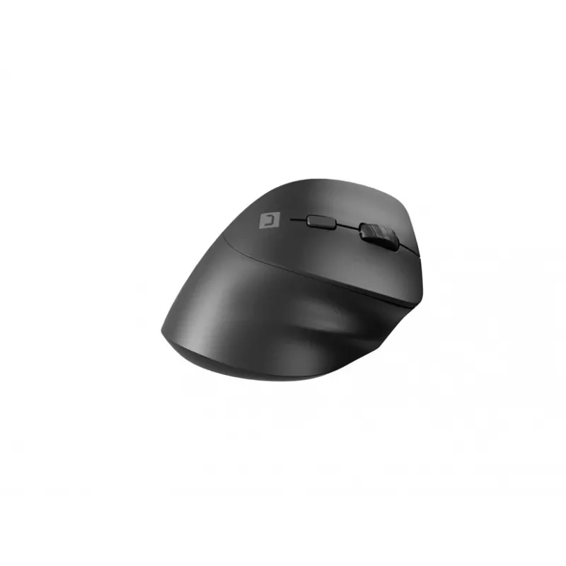Belaidė vertikali optinė pelė NATEC CRAKE 2 – Bluetooth 5.2, 2400 DPI, 6 mygtukai, dešinei rankai, juoda