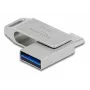 USB atmintukas DeLOCK 128GB USB-C / Type-A sukamas modelis