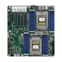 Motininė plokštė ASRock ROME2D16-2T LGA 4094 EEB, dviejų lizdų, 16 DIMM DDR4, 3,2 TB RDIMM, 5x PCIe x16 Gen4, 16x SATA III