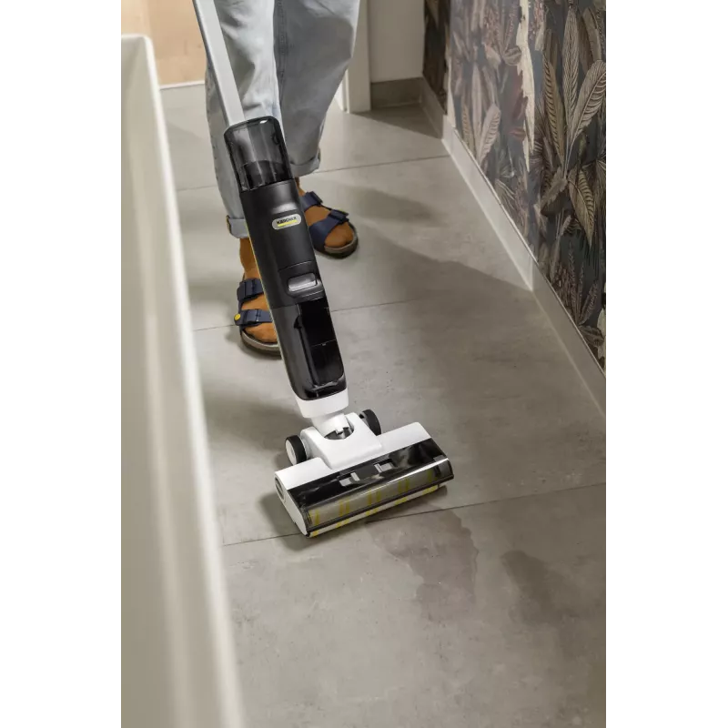 Grindų valiklis trys viename Karcher FCV 3 1.056-122.0 — sausas ir šlapias, 160 W, baltas