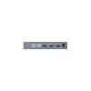 KVM jungiklis Unitek V307A USB HDMI 2 prievadai 4K Ultra HD 3840x2160@60Hz HDCP 2.2, metalinis korpusas, pilka