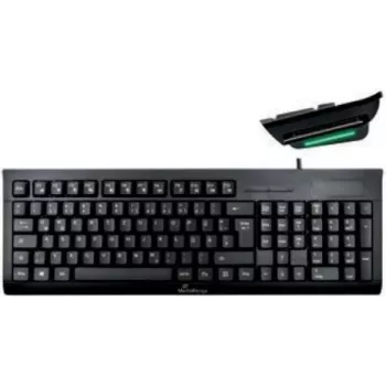 Klaviatūra MediaRange MROS114 Office USB QWERTZ vokiška juoda